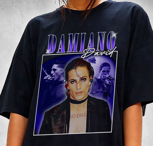 マネスキン Tシャツ ダミアーノデイヴィッド MANESKIN XL Damiano David Maneskin T-shirt | eBay