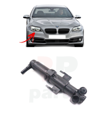 FOR BMW 5 F10 F11 14-17, F07 14-17 NEW FRONT HEADLIGHT WASHER JET RIGHT O/S