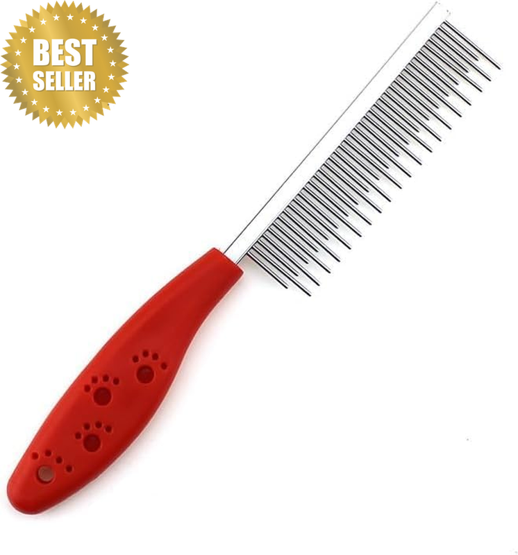 Dog or Cat Grooming, Including Short Teeth and Long Teeth, for Untangling Knots,