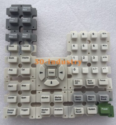 Membrane Keypad fit for Agilent Keysight E5062A Network Analyzer Button Film