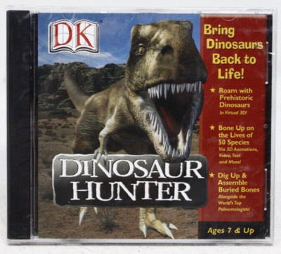 Dinosaur Hunter (WIN, 1997) DK - New Sealed - See desc.