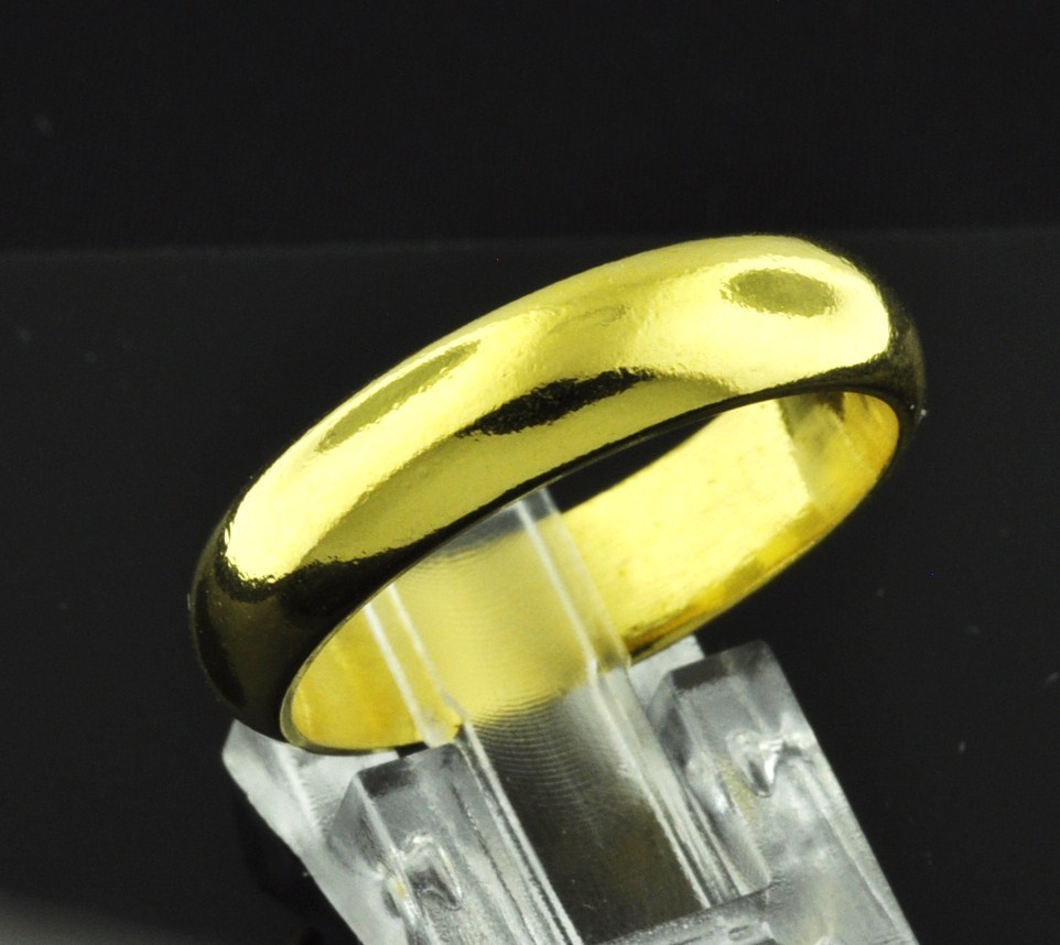 Pre-owned Luckyhhhjewelry 15.00 Grams 24k Solid Yellow Gold Custom Handmade Band Ring Any Size 5-12