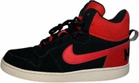 Nike Court Borough Mid Black Action Red