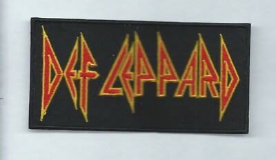 NEW 2 X 4 INCH DEF LEPPARD IRON ON PATCH FREE SHIPPING C1