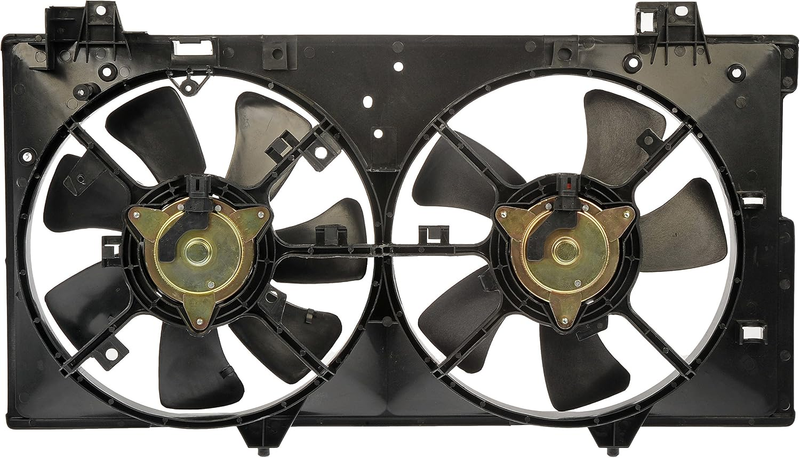 Dual Radiator Cooling Fan Assembly w/o Controller for 2003-2008 Mazda 6 2.3L
