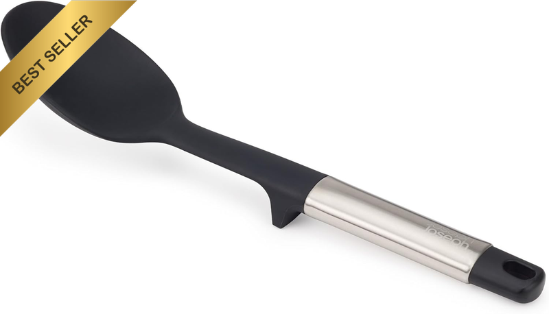 Elevate Silicone Solid Spoon BPA Free Heat Resistant Nonstick Kitchen Utensil