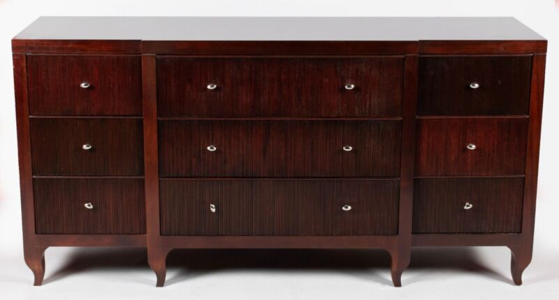 Baker Furniture  Barbara Barry Collection Reeded Mahogany Dresser