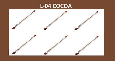 6 pieces of PRESTIGE CLASSIC LIP LINER PENCIL # L-04 cocoa 