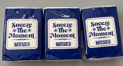 Krewe of Muses 2022 Mardi Gras New Orleans Sneeze The Moment Tissues Lot Of 3