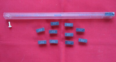 VINTAGE 11 PCS OF APPLE II MOTOROLA MCM4116AC20 16 PIN DYNAMIC RAM