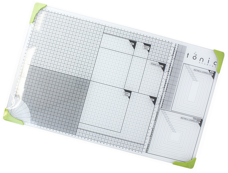 Home Tonic Studios 352e A3 Glass Cutting Mat White Green Arts