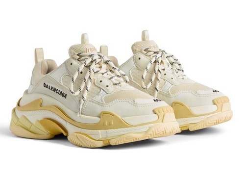 Balenciaga Triple S Sneaker in white double foam and mesh 37