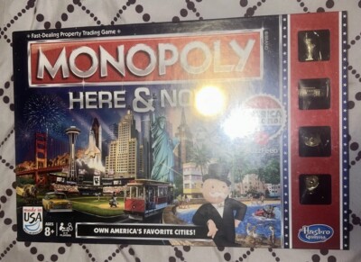 Sealed Monopoly Here & Now World Edition B5824 Board Game Limited Edition USA