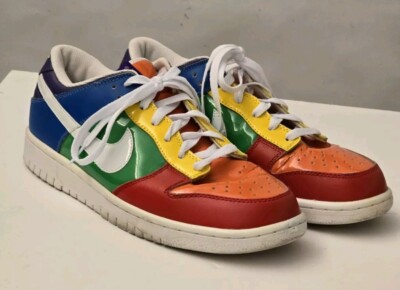 Nike Dunk Low GS 2008 Rainbow Size 10 306339-811