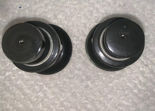 RARE BETSONS MAN EGG CUP WITH SALT/PEPPER SHAKER TOP HAT