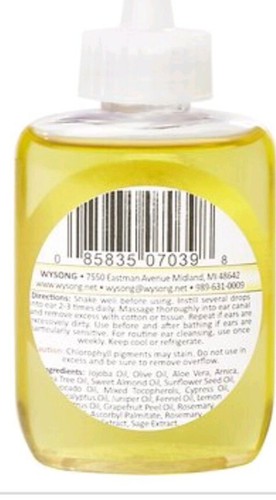 Wysong Otisol-O Oil Otic Solution for hard to clean ears for Dogs & Cats 1.25 oz