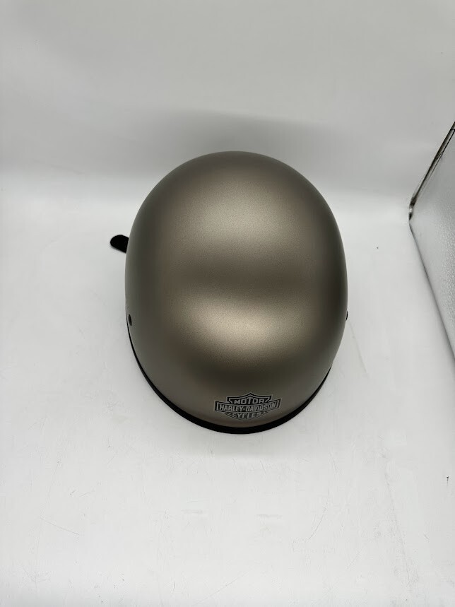 Harley-Davidson Men's Curbside DLX X06 Half Helmet, Matte Titanium 98108-20VX