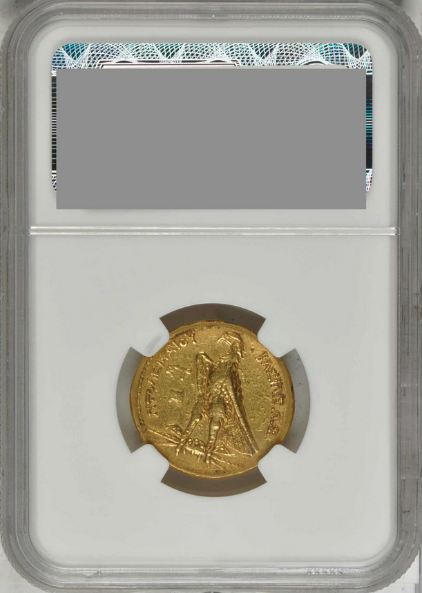 Ptolemaic Kingdom, Ptolemy II 285/4-246 BC Gold AV Pentadrachm, Trichryson  NGC