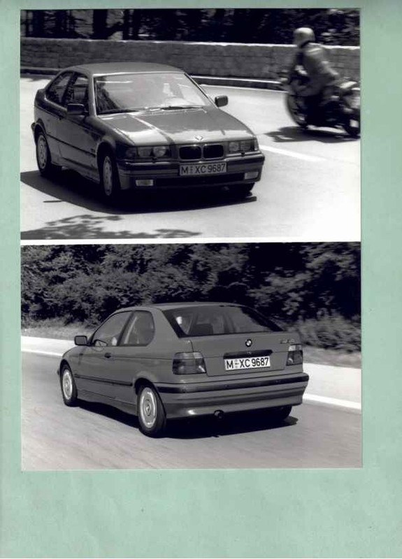Photo De Presse / Press Photo Original Bmw 318 Ti E36 Compact 1994