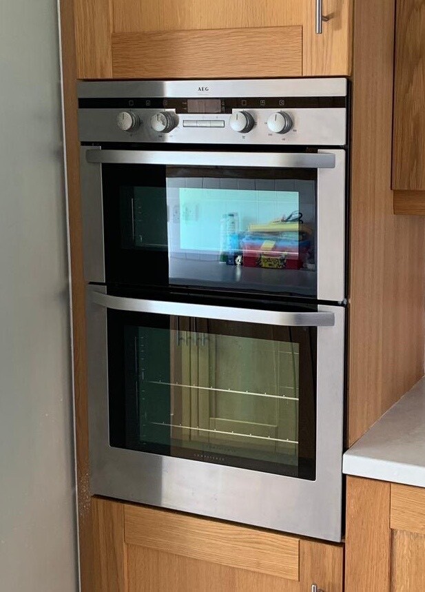 AEG Electrolux oven and AEG Gas hob and Neff extractor fan in Ipswich