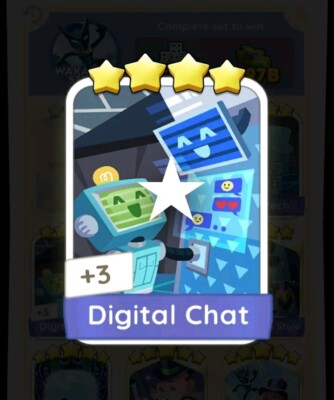 Digital Chat Monopoly Go Stickers 4 Stars 