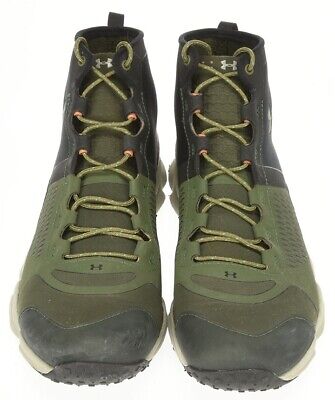 Under Armour Men's Hiking Boots, Size 11, Navy Blue / Olive Green