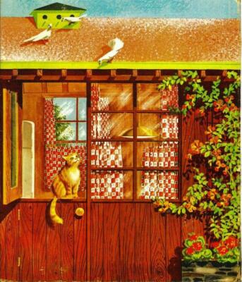 UNCUT MY DOLL HOUSE FAMILY PAPER DOLLS COMPLETE '57 ENTIRE HOUSE~24 PIX~#1 REPRO