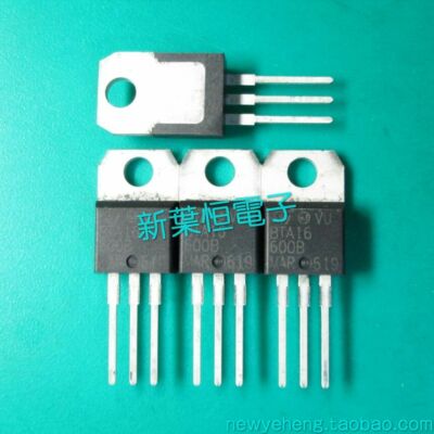 10x BTA16-600B Triac – Silicon Controlled Rectifier – TO-220 – Unbranded/Generic – New