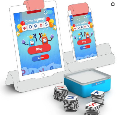 NEW Osmo Genius Kit for Apple iPad Learning Games words numbers kids 901-00001