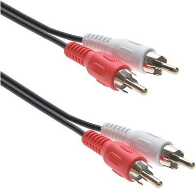 C&E 50 Feet 2 RCA Male to Male Audio Cable (2 White/2 Red Connectors) (CNE63232)