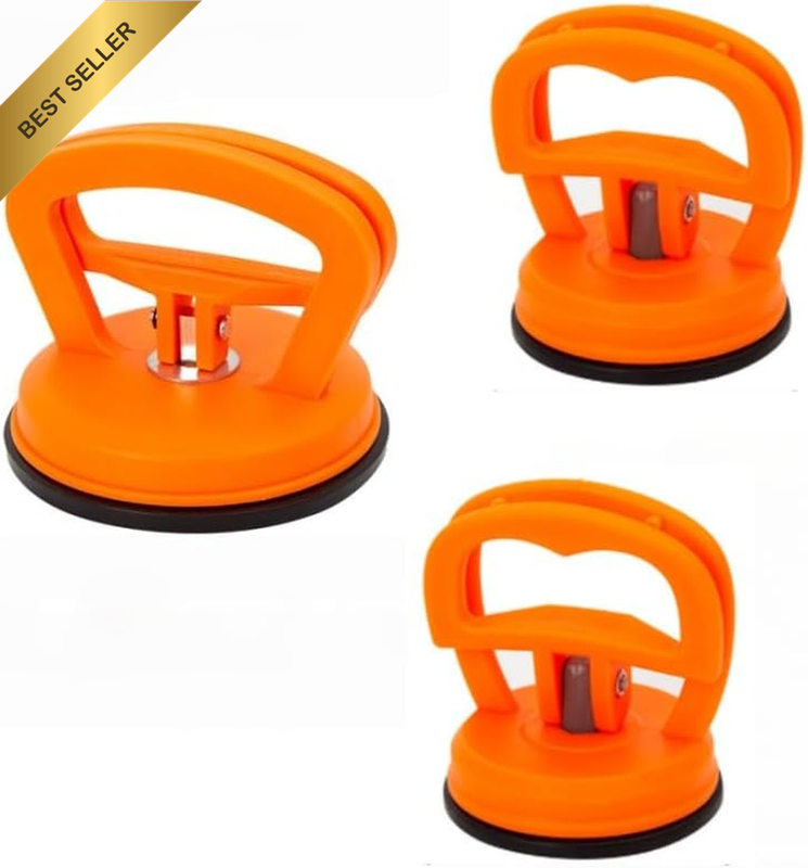 3 Pack Car Dent Puller Kit with Large & Small Suction Cups