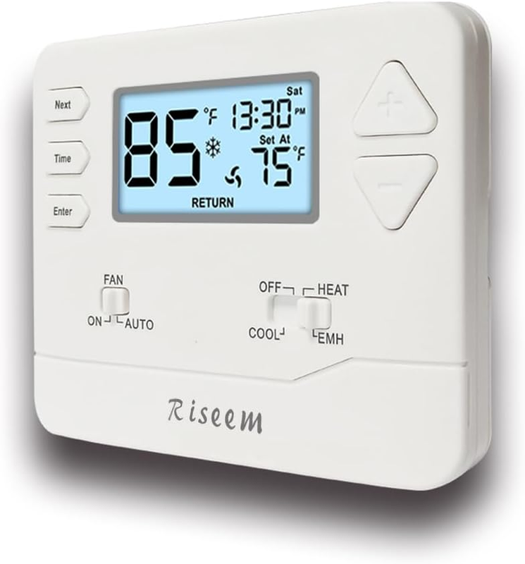 Thermostat for Heat Pump,Nonprogrammable Thermostat for Home,C...