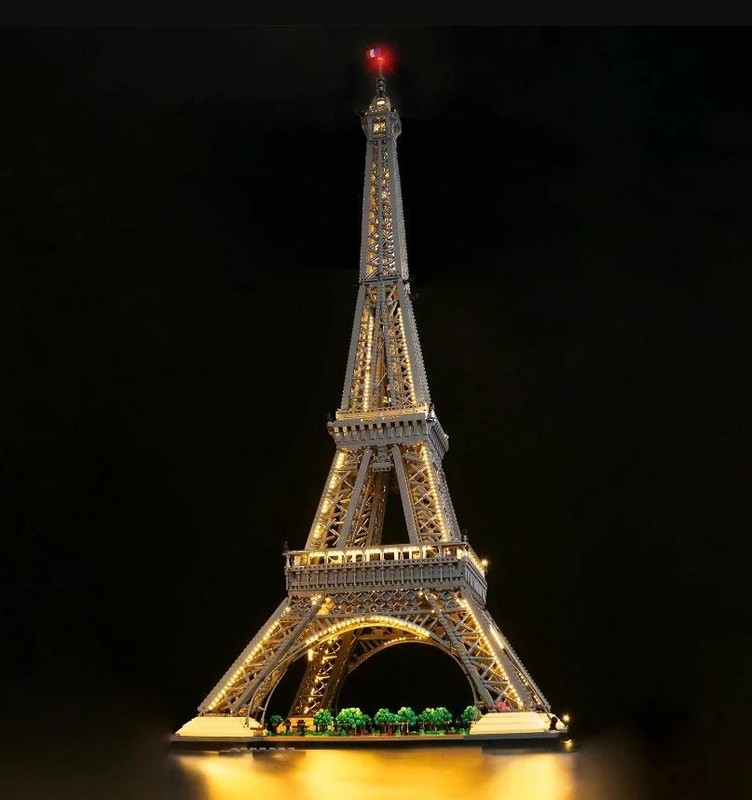 Icons: Eiffel Tower (10307) With DIY light kit! New Sealed