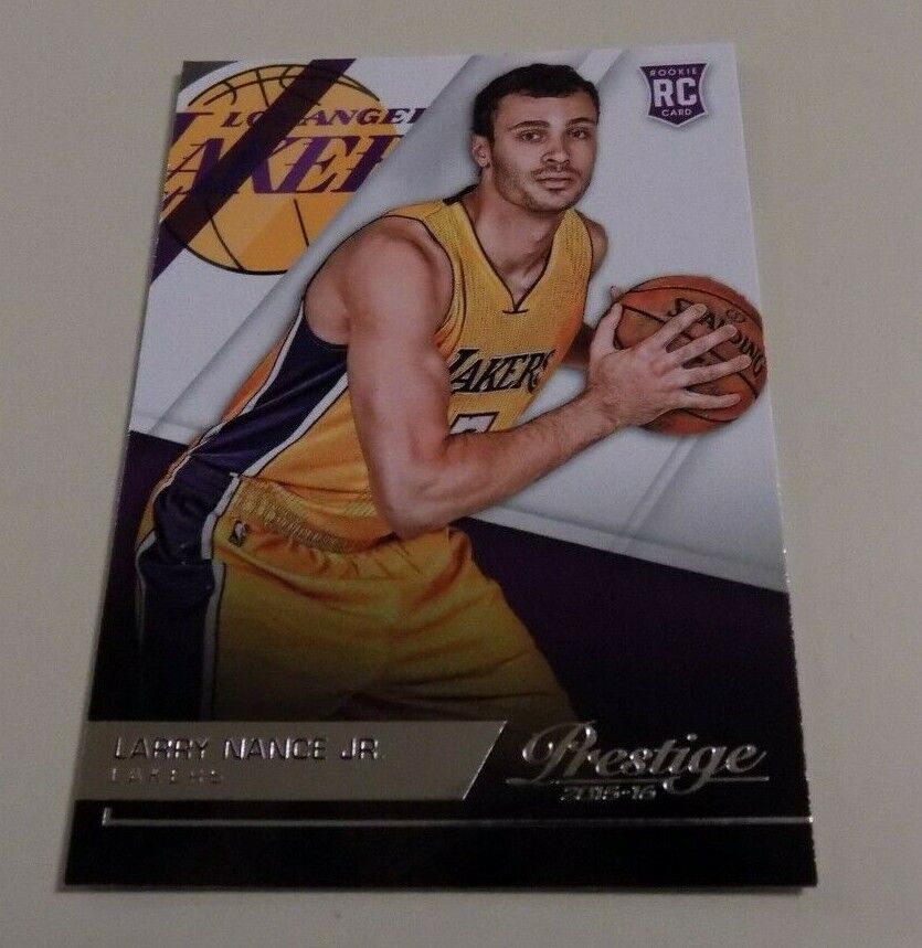 2015-16 PANINI PRESTIGE BASKETBALL #212 LARRY NANCE JR. ROOKIE CARD - LAKERS. rookie card picture