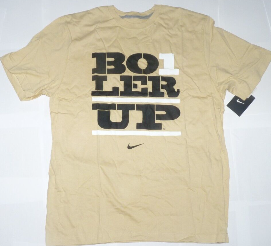 NIKE ゲームシャツ　Purdue Boilermakers Men's Nike Black Purdue Boilermakers Logo Stack Legend