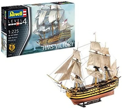 Solvent-Based 1:225 Scale H.M.S. Victory Model Kit Ultimate Crafting Experience