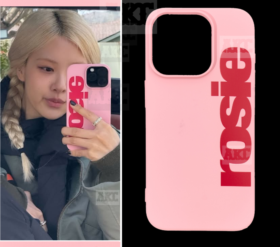 ROSE rosie iPhoneケース　iPhone 16 Plus BLACKPINK ROSE Rosie Phone Case iPhone 15 16 series, Galaxy