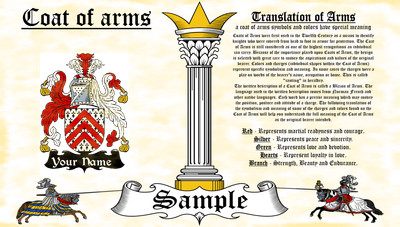 Celaya-Zelaya COAT OF ARMS HERALDRY BLAZONRY PRINT