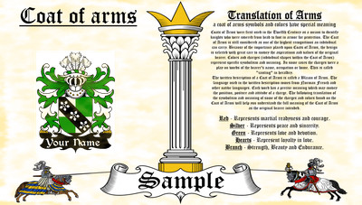 Achelley-Ayshly COAT OF ARMS HERALDRY BLAZONRY PRINT