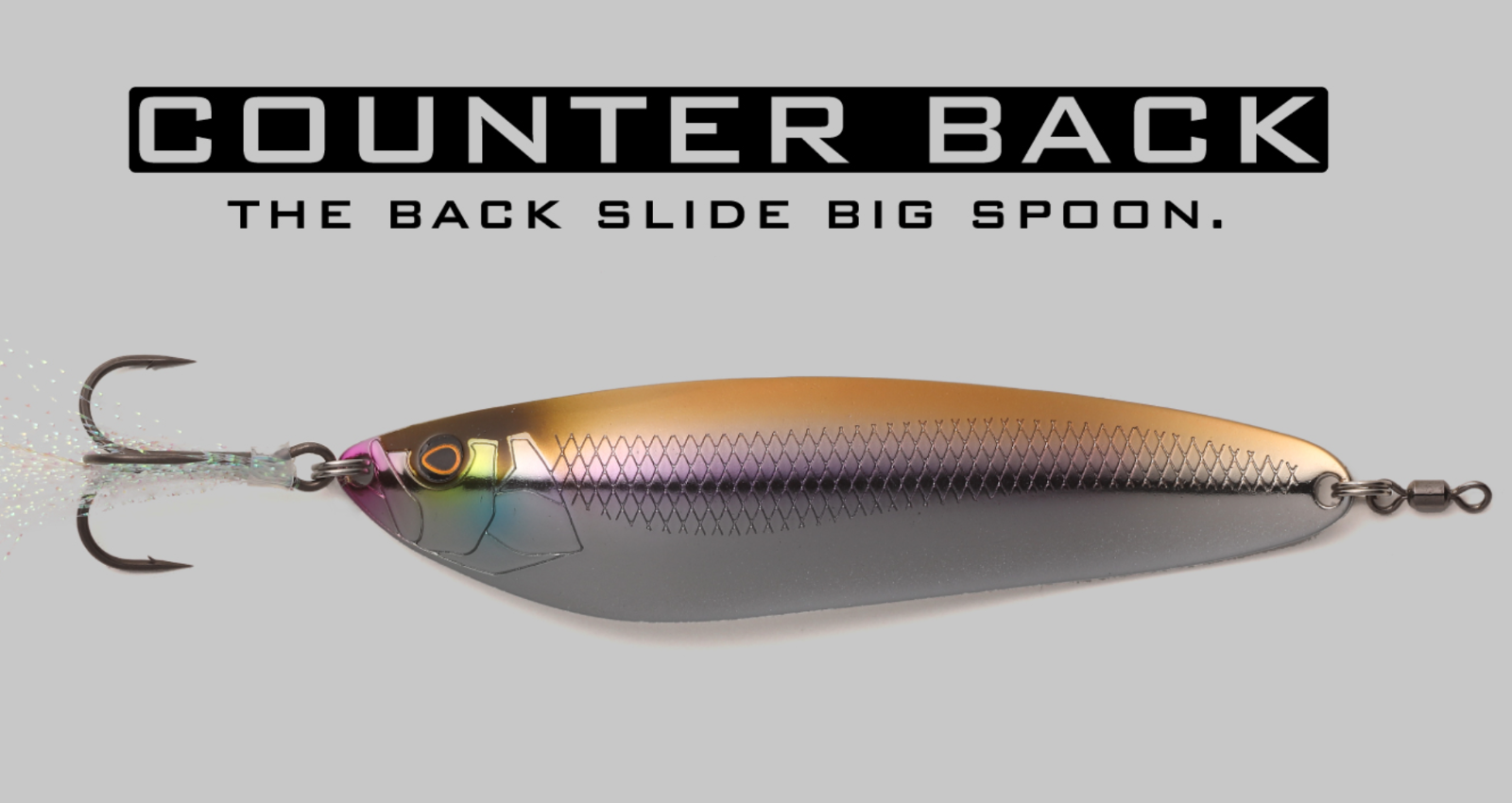 JACKALL COUNTER BACK 4.7 in 1.3 oz The back slide big spoon
