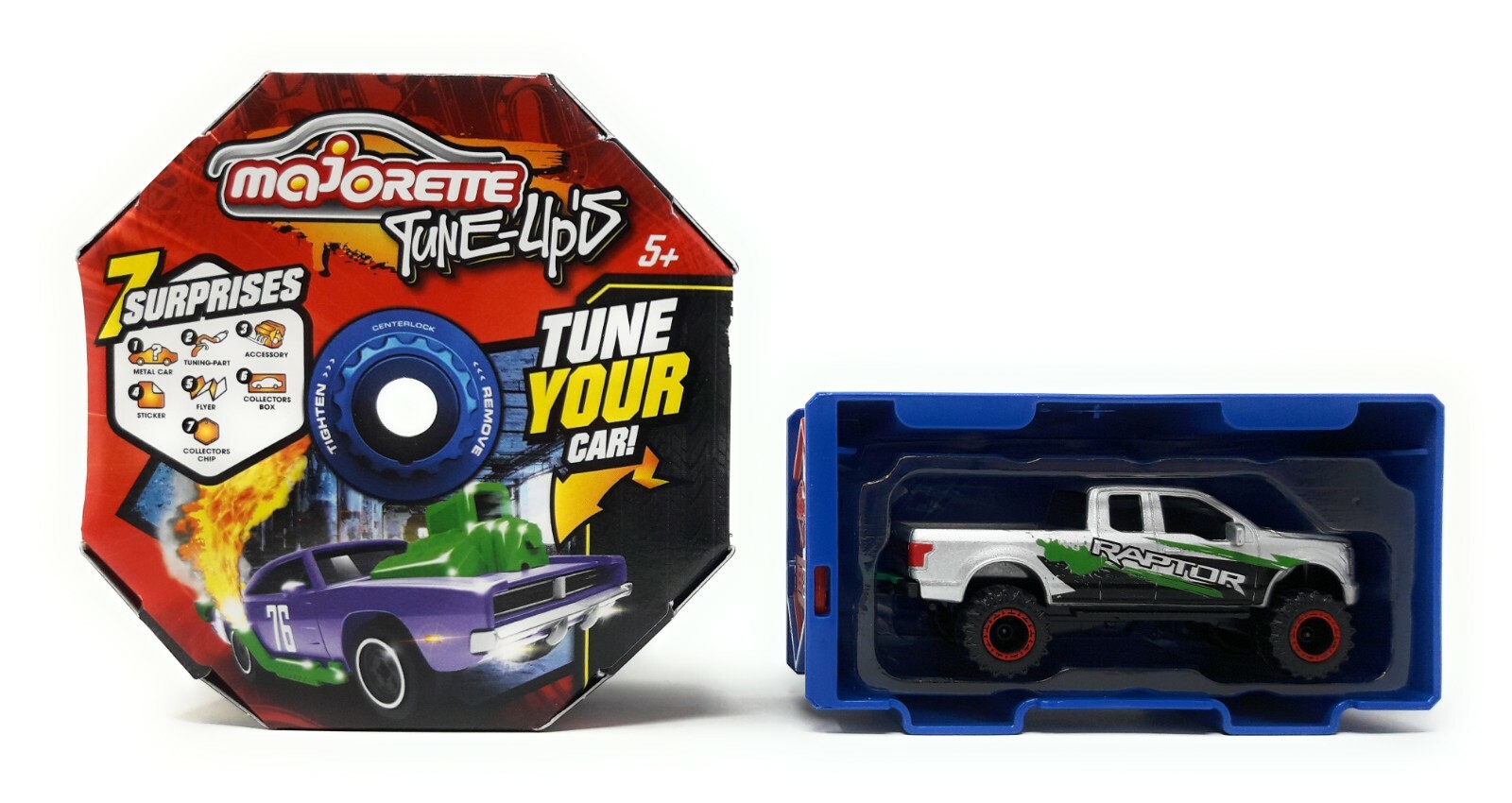 Majorette Tune Ups Ford F-150 Raptor Silber Sammler Box Offroad Selten