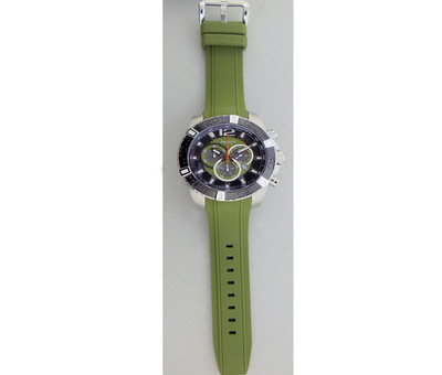 Pre-owned Jacques Mouw Swiss Watch High Quality Quartz Chronograph Beverly Hills Brand Name In Dim Gray