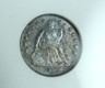 1858 Seated Half Dime ANACS AU55 Rainbow Toning
