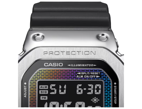 Pre-owned Casio Gm-5600rw-1jf G-shock Brick Pattern Design Japan Import 2024
