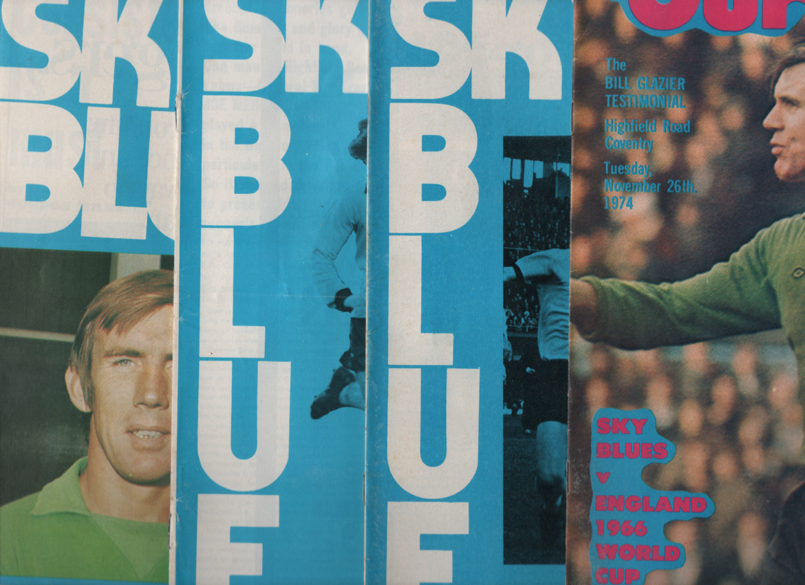 Coventry City HOME programmes 1974/75 1974 1975 1st Division League and Cup