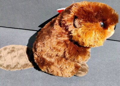 Wild Republic BEAVER 8'' Plush Cuddlekins Brown Sitting Stuffed Animal (NEW)
