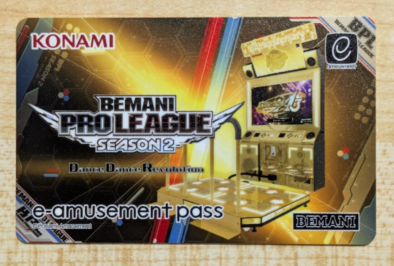 SHIPS FROM USA NEW Konami e-AMUSEMENT PASS Card BPL Dance