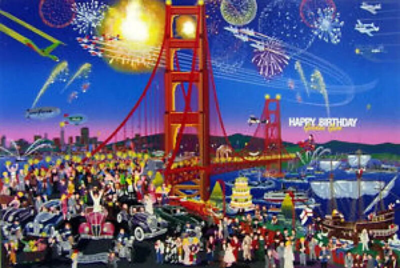 Golden Gate Bridge Bt Melanie Taylor Kent - Artist Proof - Signed - 1987