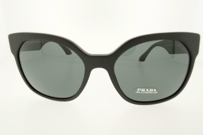 Pre-owned Prada Sunglasses Pr 10rs 1bo1a1 57mm Matte Black Frame With Gray Lenses