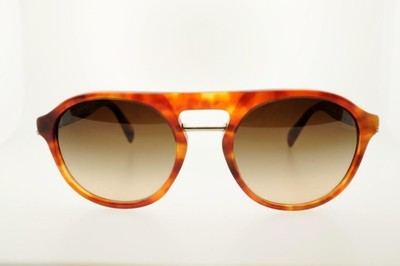 Pre-owned Prada Sunglasses Spr 09ps 4bw6s1 51mm Havana Frame Brown Gradient Lenses